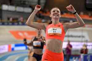 Athletics: Femke Bol breaks world indoor 400m record with 49.24 in Dutch Indoor Nationals