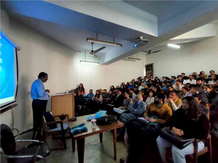 Enlightening lecture by Prof. Sachidananda Mohanty