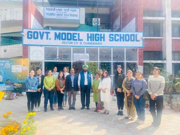 Comprehensive menstrual workshop at Government Model High School 