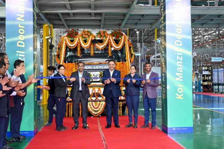 Ashok Leyland celebrates 3 million vehicles production milestone