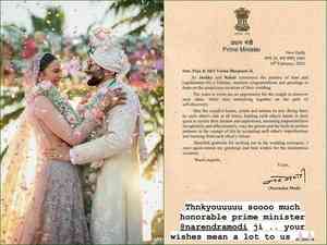 PM Modi congratulates newlyweds Rakul-Jackky, asks them to 'discover each other'