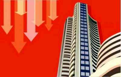 Sensex down more than 300 points