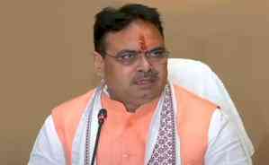 Raj CM attends LS cluster meeting in UP, raises ‘Abki Baar 400 par’ call