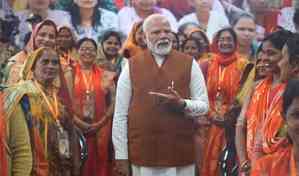 Empowering women is priority of Union govt: PM Modi