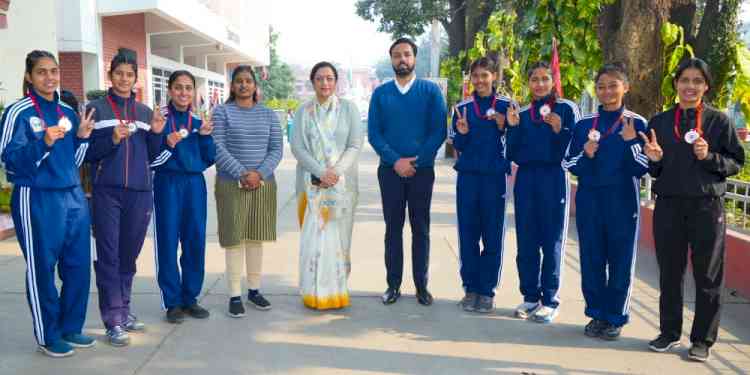 KMV’s Wushu team performs brilliantly at Inter- College Wushu Championship