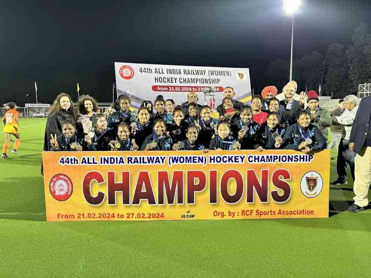 South Eastern Railway, Kolkata team wins 44th All India Railway Hockey Women's Championship