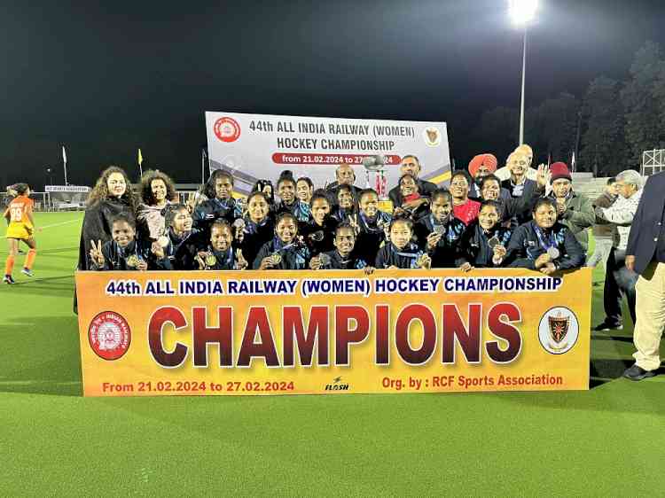 South Eastern Railway, Kolkata team wins 44th All India Railway Hockey Women's Championship