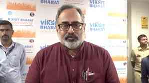 At Viksit Bharat Ambassadors' programme, MoS Rajeev Chandrasekhar says ‘India leading, world following’