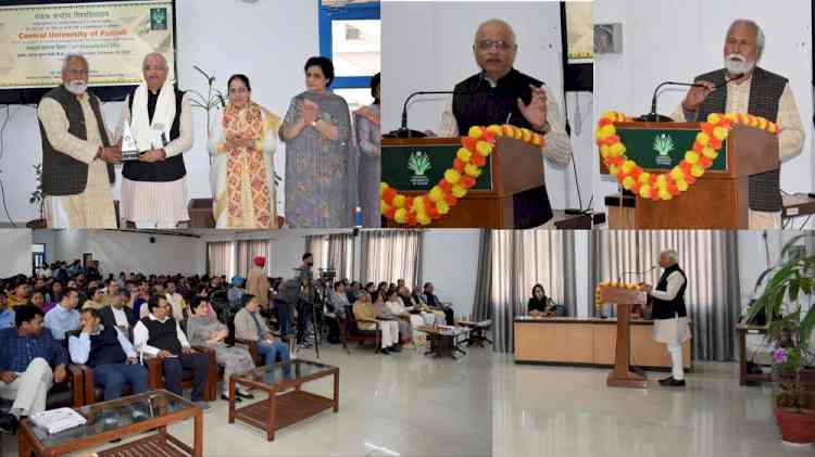 Central University of Punjab commemorated its 15th Foundation Day by hosting a Foundation Day Lecture on ‘The Idea of New-Age Universities’