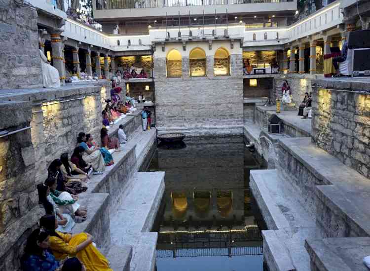FLO organised a unique program at Bansilalpet Step-well
