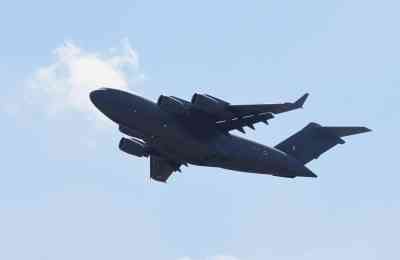 IAF C-130J makes safe landing at Begumpet airport after technical snag