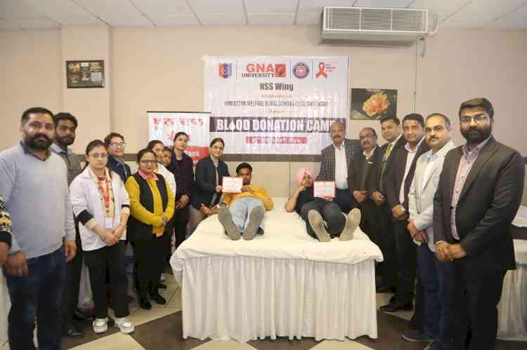Blood Donation camp held at GNA University