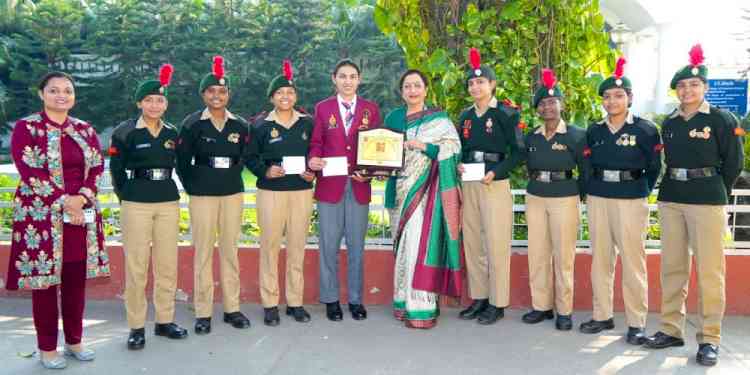 KMV’s NCC cadets honoured for excelling at National level Camps 