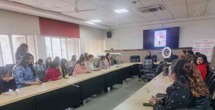 Workshop on Grooming and Makeup techniques organised in Home Science College