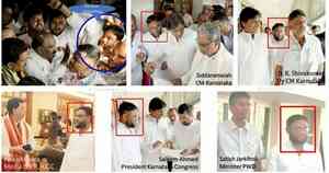 Pro-Pak slogan case: K’taka BJP releases photos of accused with top Cong leaders