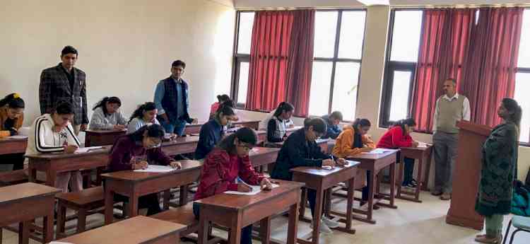 Entrance exam held at BPSMV for SSB Guidance Programme