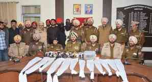 Two held in gun house theft case in Punjab, 12 weapons recovered