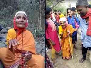102-yr-old K'taka woman's strenuous trek up the hill, prays for PM Modi's 3rd tenure
