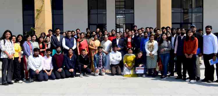 CU Punjab celebrated International Women’s Day by organizing a lecture on Inspiring Inclusion