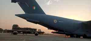 IAF's C-17 aircraft successfully airdrops indigenously built heavy platform