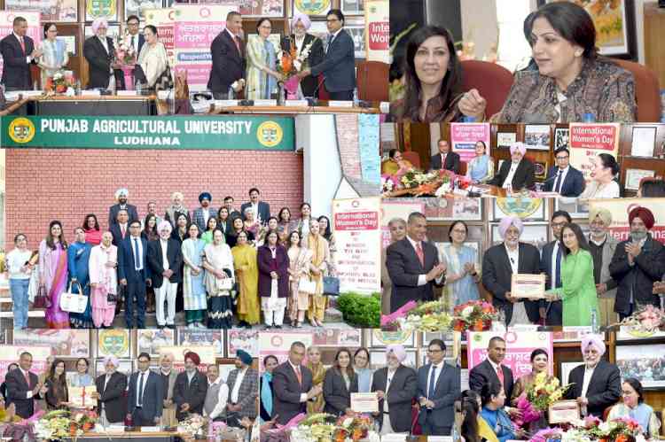 19 prominent women achievers honoured on International Women’s Day at PAU