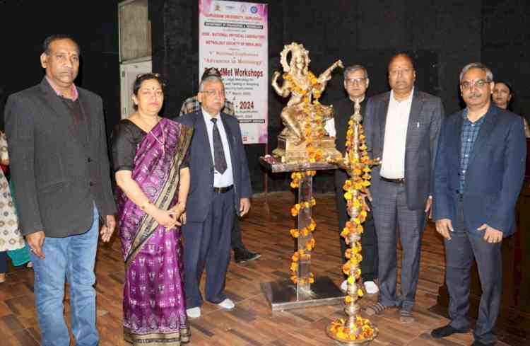 एडवांसेस इन मेट्रोलॉजी पर  9वां राष्ट्रीय सम्मेलन जीयू में शुरू