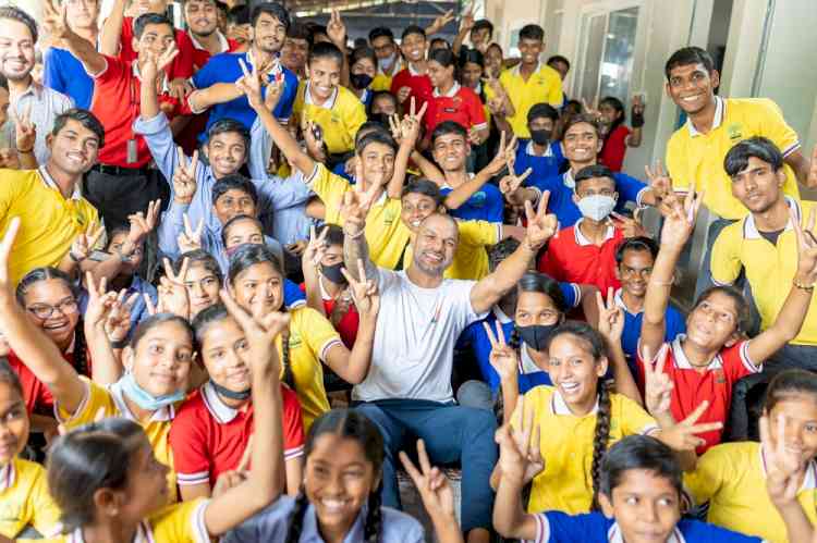 M3M Foundation Partnered with Shikhar Dhawan Foundation and Punjab Kings to Ignite Girl Child Education 