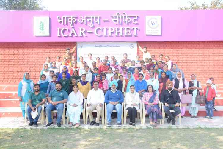 Primary processing and value addition of cereals and spices: Training for Rural Women at ICAR-CIPHET Ludhiana, Punjab