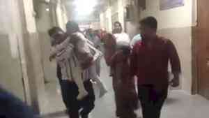 14 kids suffer burn injuries due to electrocution during Mahashivratri procession in Kota