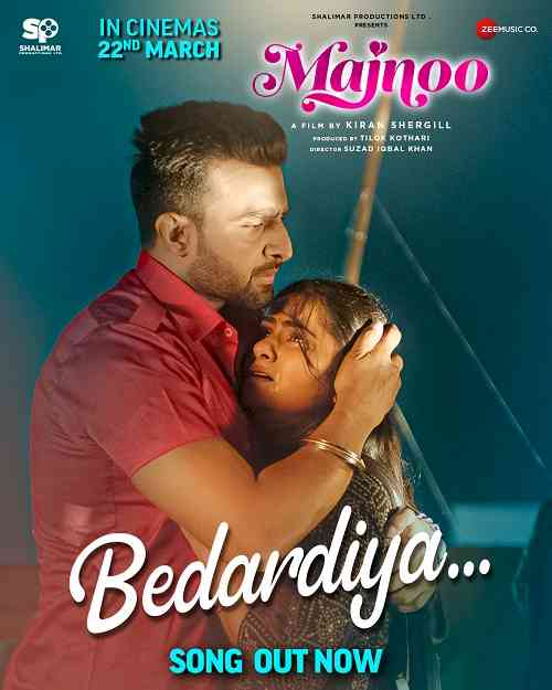 Captivating Melodies Await as 'Majnoo' Drops Third Song 'Bedardiya', the film is releasing on March 22