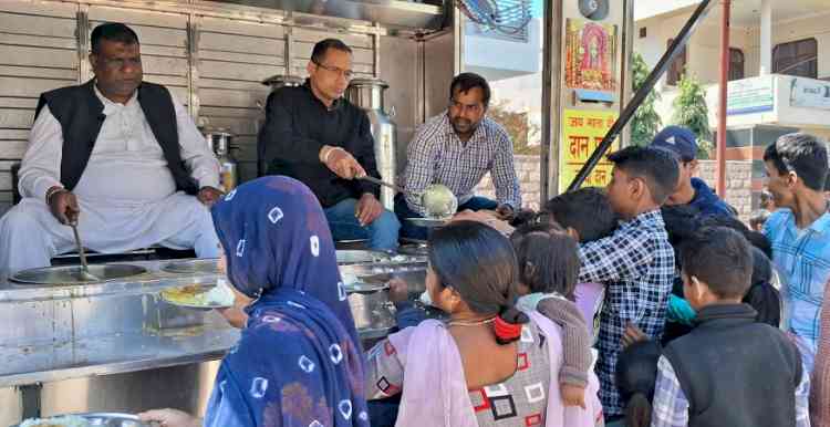 Shree Shyam Karuna Foundation organizes 104th Bhandara on the occasion of Shivratri