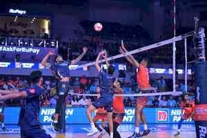 PVL Season 3: Kochi Blue Spikers beat Hyderabad Black Hawks to restore some pride 