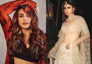 STARS & STYLE: Huma paints town in ‘Maharani colours’, Mouni glows in golden lehenga