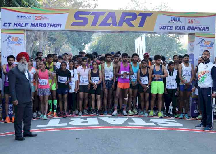 15th CT Half Marathon: “Vote Kar Befikar” - A Triumph of Unity and Resilience with Over 10,000 Participants