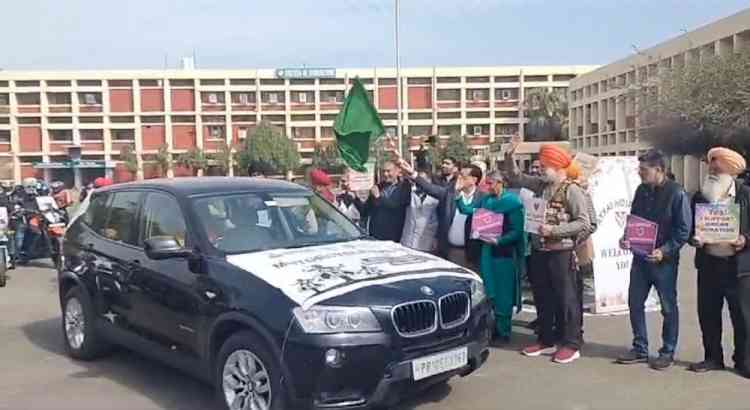 Motorcycle rally flagged off by Chief Commissioner of Income Tax