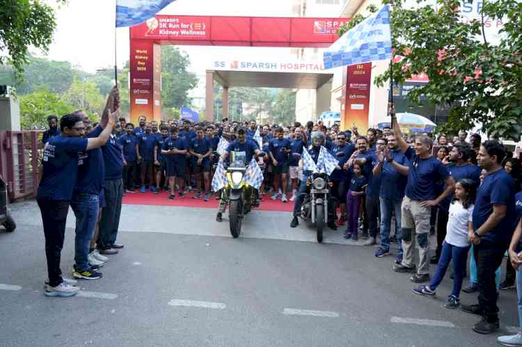 Run for Kidney Wellness: Around 3000 people participated in a 5km Marathon organized by SPARSH Hospital