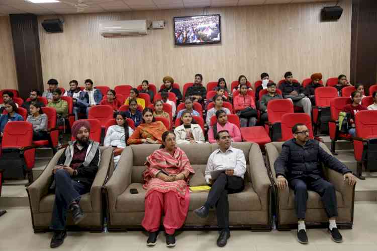 Faculty and students of LKC attended live streaming of PM’s address