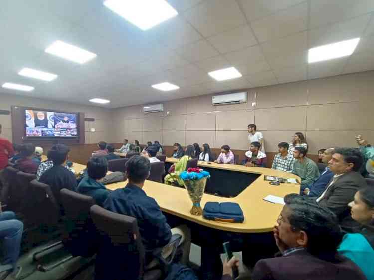 UIET, Panjab University, Chandigarh celebrates Viksit Bharat @ 2047 with a Lecture on MEMS Fabrication Technology