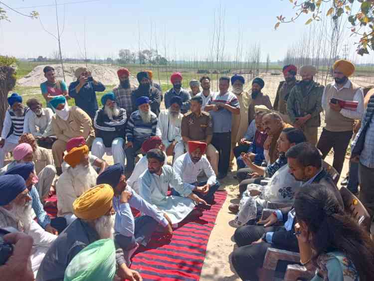DC holds parleys with residents of 16 villages regarding carcass plant