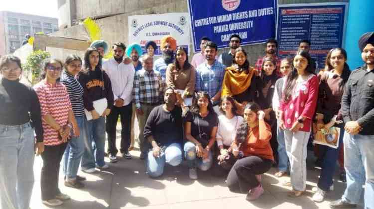 Legal awareness drive at Student Centre, Punjab University