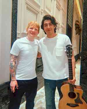 Ahaan gets guitar autographed by Ed Sheeran, calls it ‘a dream come true’