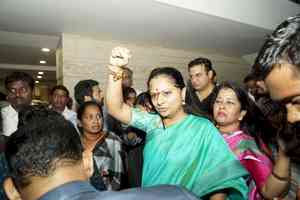 BRS vows to fight Kavitha's arrest politically, legally