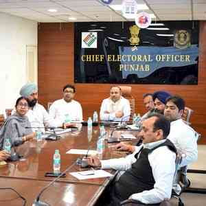 Punjab Chief Electoral Officer holds meeting with political parties