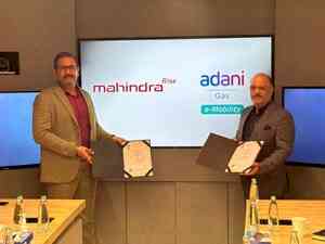 Mahindra inks pact with Adani Total Energies for expanding EV charging infra