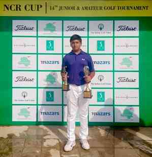 Golf: Teenaged Arshvant outplays field by six shots to win the combined title in NCR Cup