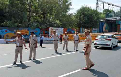 Delhi Police heighten security ahead of AAP protests