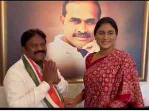 YSRCP MLA Unnamatla Eliza joins Congress