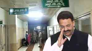 Mukhtar Ansari admitted to hospital in UP’s Banda