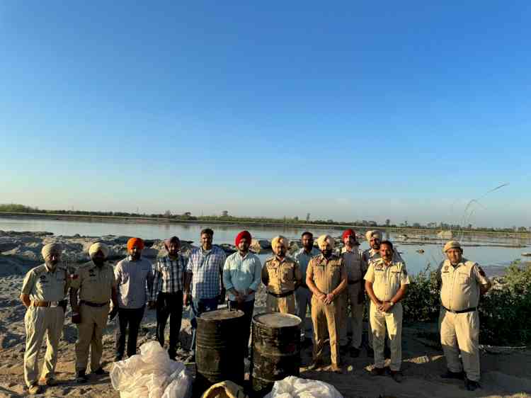 Excise and Commissionerate Police recover 6000- litres lahan