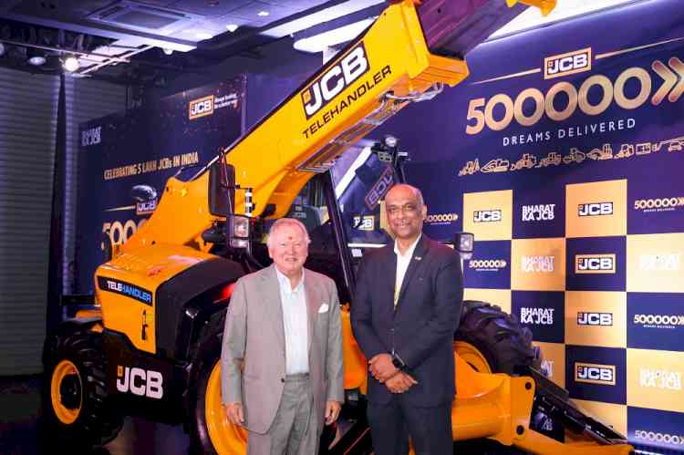 JCB India rolls out its 500,000th construction equipment 